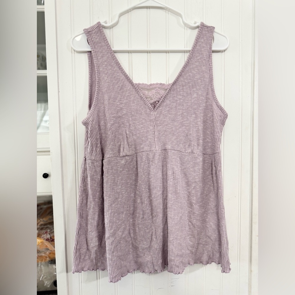 Women's Lavender Sleeveless Tank